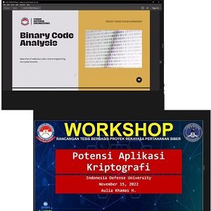 Mahasiswa Magister (S-2) Program Studi Rekayasa Pertahanan Siber FTP Unhan RI Laksanakan Workshop bertajuk “Rancangan Tesis Berbasis Proyek Rekayasa Pertahanan Siber”
