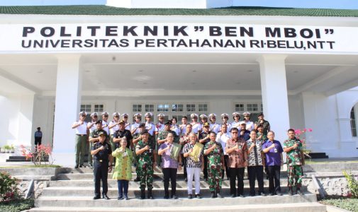 Kadet Mahasiswa Fakultas Politeknik Unhan RI Menerima Kuliah Umum Dirjen Anggaran dan Dirjen Bea dan Cukai.
