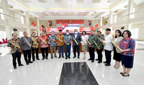 Rektor Unhan RI Menerima Kunjungan Kerja Spesifik Komisi I DPR RI.
