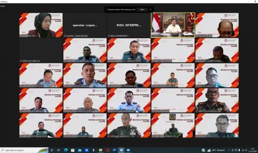 Menteri Pertahanan RI Secara Resmi Membuka Kegiatan Kursus Internasional Unhan RI “Warfare and Strategy Course 2022”