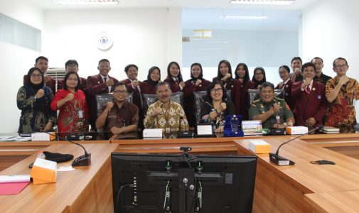 Mahasiswa Magister Program Studi Damai dan Resolusi Konflik FKN Unhan RI, melaksanakan kunjungan penelitian di Badan Nasional Pengelola Perbatasan.