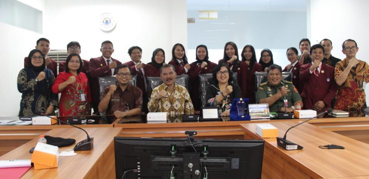 Mahasiswa Magister Program Studi Damai dan Resolusi Konflik FKN Unhan RI, melaksanakan kunjungan penelitian di Badan Nasional Pengelola Perbatasan.