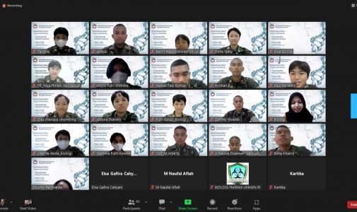 Prodi Biologi Fakultas MIPA Militer Unhan RI Menyelenggarakan Kuliah Pakar Tentang Keanekargaman dan Konservasi Capung.