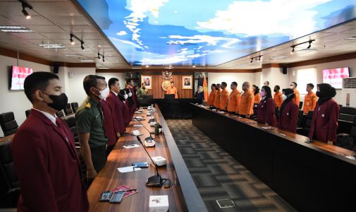 Mahasiswa S2 Program Studi Manajemen Bencana, Fakultas Keamanan Nasional Unhan RI Melaksanakan Studi Visit Ke BASARNAS