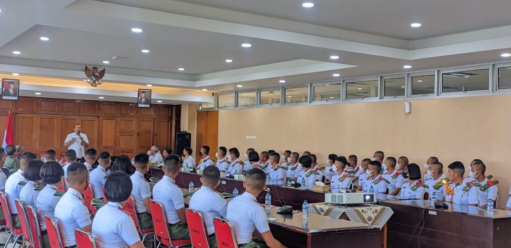 Kadet Mahasiswa S1 Unhan RI Program Studi Teknik Sipil, Fakultas Teknik Militer Unhan RI, Melaksanakan Kuliah Lapangan di Proyek Pembangunan Rumah Sakit Ir. Soekarno