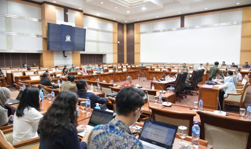 Rektor Unhan RI Menghadiri Rapat Dengar Pendapat Umum dengan Komisi I DPR RI