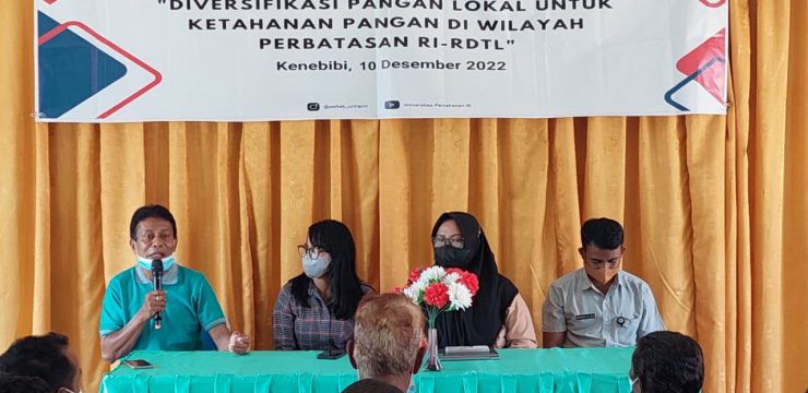 Fakultas Logistik Militer Unhan RI Melaksanakan Kegiatan Pengabdian Kepada Masyarakat Terpadu di Desa Kenebibi, Kabupaten Belu.