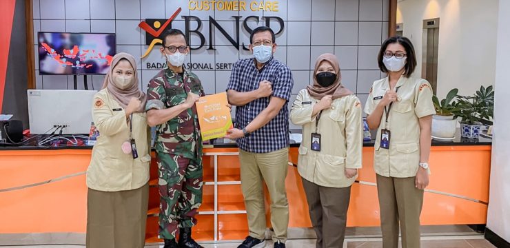 Calon Lembaga Sertifikasi Profesi (CLSP) Unhan RI Menerima Sertifikat Asesor Kompetensi dari Badan Nasional Sertifikasi Profesi (BNSP)