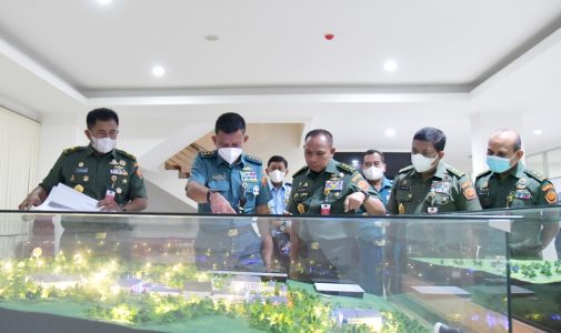 Rektor Unhan RI Menerima Kunjungan Kerja Irjen Kemhan RI.