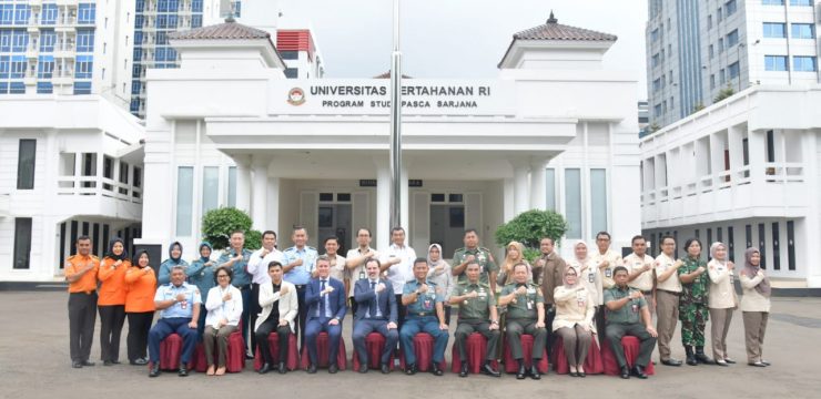 Rektor Unhan RI Menerima Kunjungan Delegasi WHO dalam rangka Visiting Mission Persiapan Pelaksanaan Pelatihan EMT Training Hub.