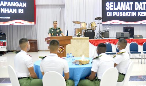 Kadet Mahasiswa Prodi Teknik Informatika Unhan RI Laksanakan Kunjungan Kuliah Lapangan ke Pusat Data dan Informasi Kemhan RI