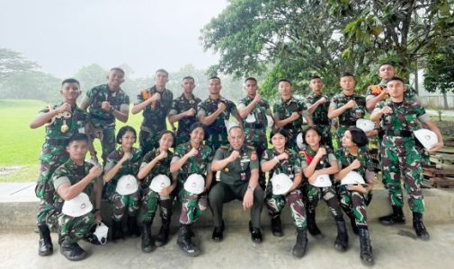 Prodi Teknik Sipil Fakultas Sains dan Teknik Pertahanan Unhan RI Melaksanakan Kuliah Lapangan di Pusat Pendidikan Zeni TNI AD.