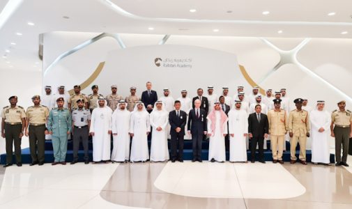 Rektor Unhan RI Pembicara Utama Pada Seminar di Rabdan Academy Uni Emirat Arab.