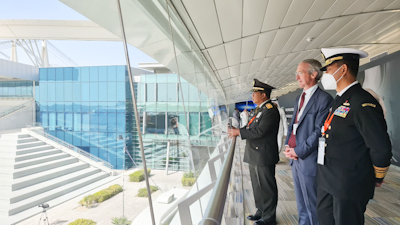 Rektor Unhan RI Menghadiri Pameran Pertahanan Internasional IDEX dan NAVDEX 2023 Di Uni Emirat Arab.