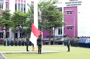 Unhan RI Melaksanakan Upacara Bendera Tanggal 17 Februari 2023.