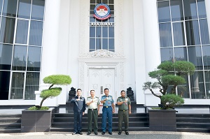 Rektor Unhan RI Terima Courtesy Call Atase Pertahanan China