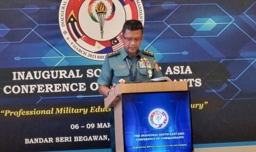 Rektor Universitas Pertahanan RI Pembicara Pada South East Asia Conference of Commandants 2023