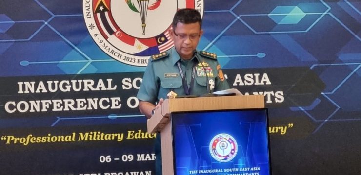 Rektor Universitas Pertahanan RI Pembicara Pada South East Asia Conference of Commandants 2023