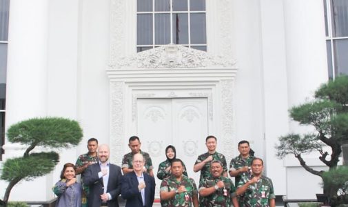 Unhan RI Menerima Kunjungan Courtesy Call Delegasi Australian Military Medicine Cooperation.