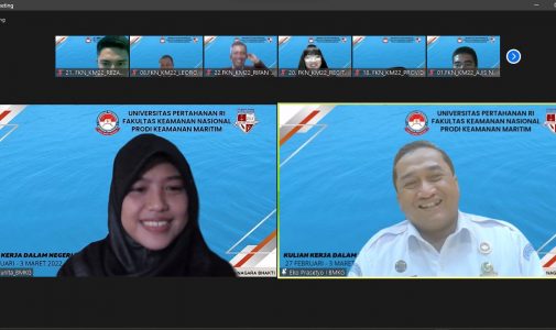 Hari Ke-4 Kuliah Kerja Dalam Negeri Prodi Keamanan Maritim FKN Unhan RI, Menghadirkan KSOP Kelas III Tanjung Wangi Kabupaten Banyuwang dan Kepala Pusat Meteorologi Maritim BMKG.