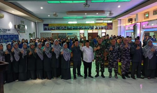 Dekan Fakultas Keamanan Nasional Unhan RI Melaksanakan Ceramah Kebangsaan Bela Negara Di Pondok Pesantren Zainul Hasan Genggong Probolinggo.