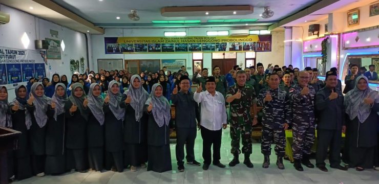 Dekan Fakultas Keamanan Nasional Unhan RI Melaksanakan Ceramah Kebangsaan Bela Negara Di Pondok Pesantren Zainul Hasan Genggong Probolinggo.
