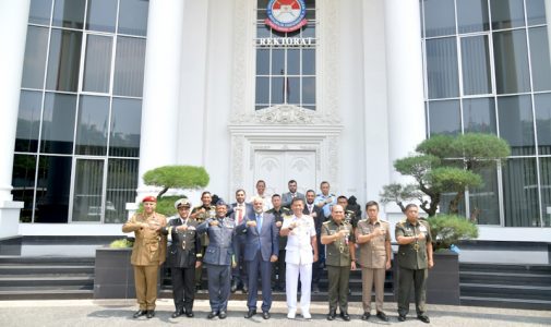 Rektor Unhan RI Menerima Kunjungan Delegasi National Defence College (NDC) Oman.