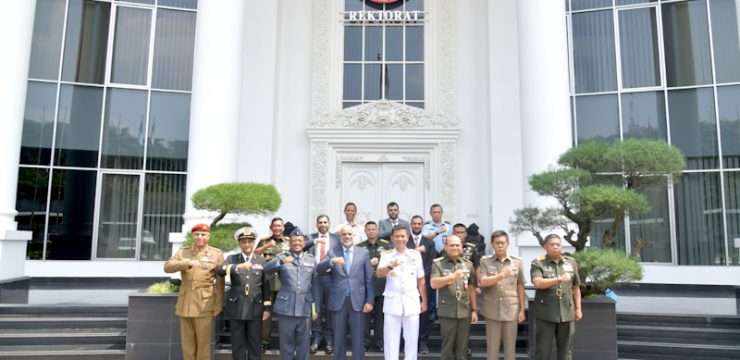 Rektor Unhan RI Menerima Kunjungan Delegasi National Defence College (NDC) Oman.