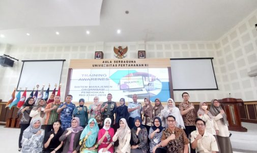 Fakultas Kedokteran dan Ilmu Kesehatan Unhan RI Menyelenggarakan Training ISO 21001:2018 dan Workshop Audit Mutu Internal 2023.