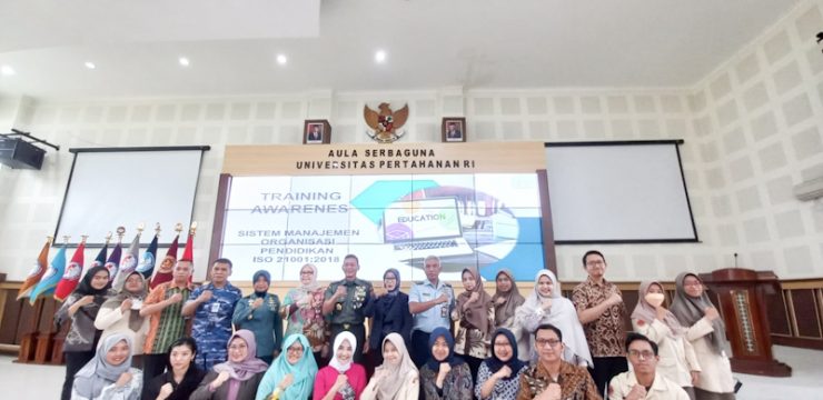 Fakultas Kedokteran dan Ilmu Kesehatan Unhan RI Menyelenggarakan Training ISO 21001:2018 dan Workshop Audit Mutu Internal 2023.