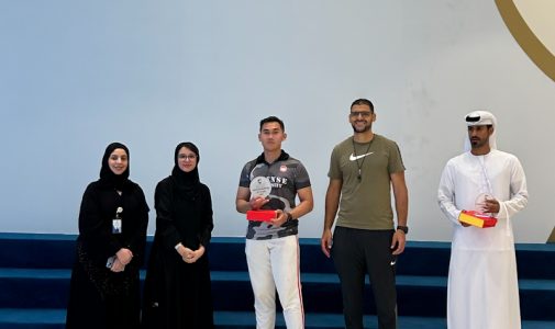 Kadet Mahasiswa Unhan RI Sersan Mayor Dua Kadet Muhammad Azka Firdaus, Meraih Juara 3 Duathlon Competition 2023 Rabdan Academy Uni Emirat Arab (UEA)