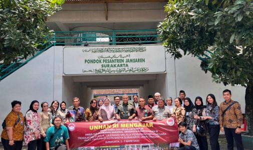 Program Studi Damai dan Resolusi Konflik FKN Unhan RI Melaksanakan Kegiatan Unhan RI Mengajar di Yayasan Pondok Pesantren Jamsaren.