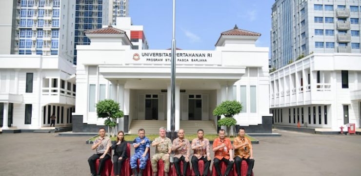 Unhan RI Menerima Kunjungan Atase Pertahanan Ministry of Defence United Kingdom.