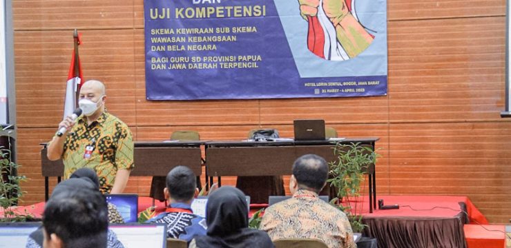 Universitas Pertahanan RI Selenggarakan Lokakarya dan Uji Kompetensi Skema Kewiraan Sub Skema Wawasan Kebangsaan dan Bela Negara kepada Peserta Pelatihan Peningkatan Kompetensi Guru SD Matematika 30