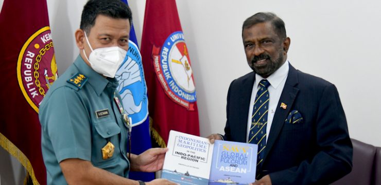Rektor Unhan RI Menerima Courtesy Call Duta Besar Sri Lanka H.E. Admiral Professor Jayanath Colombage.