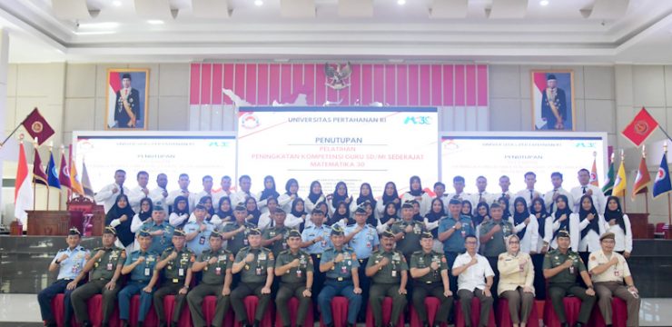 Rektor Unhan RI Secara Resmi Menutup Kegiatan Pelatihan Peningkatan Kompetensi Matematika Untuk Guru Penggerak SD/MI Daerah Tertinggal/Terpencil