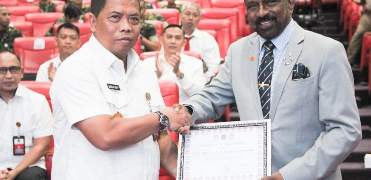 Kadet Mahasiswa Program Sarjana Unhan RI Terima Kuliah Umum Duta Besar Sri Lanka