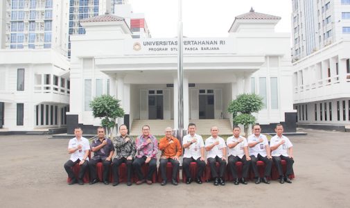 Rektor Unhan RI Menerima Kunjungan Delegasi Yayasan Karunia Untuk Negeri.