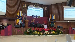 Rektor Unhan RI Jadi Narasumber pada Seminar Kaderisasi Nasional VII Forum Mahasiswa Kedinasan Indonesia
