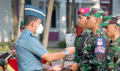 Rektor Unhan RI Menyambut Kontingen Kadet Mahasiswa Berprestasi 2023