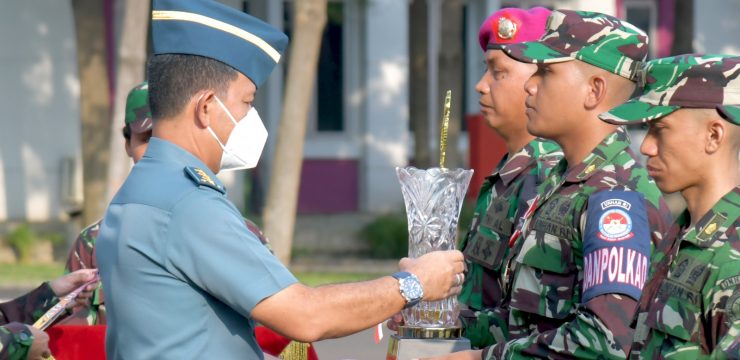 Rektor Unhan RI Menyambut Kontingen Kadet Mahasiswa Berprestasi 2023