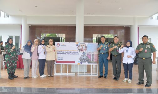 Rektor Unhan RI Hadiri Kegiatan “Health Test and Check Skin” Gratis oleh Fakultas Farmasi Militer Unhan RI.