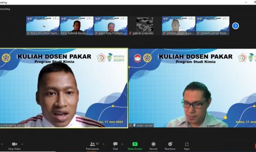 Prodi Kimia Fakultas MIPA Militer Unhan RI Selenggarakan Kegiatan Kuliah Pakar Prodi Kimia.