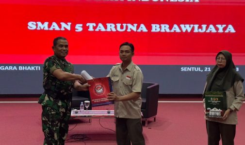 Unhan RI Terima Kunjungan SMAN 5 Taruna Brawijaya Jawa Timur