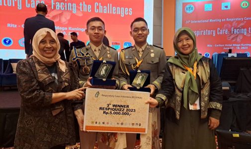 Kadet Mahasiswa FKIK Unhan RI Raih Juara 3 Olimpiade RespiQuizz 2023.