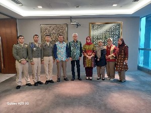 Dekan FFM Unhan RI Laksanakan Courtessy Call dengan Perdana Menteri Malaysia ke-9