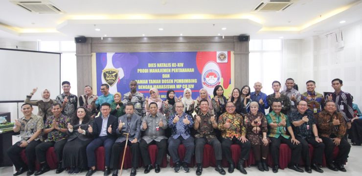 Program Studi Magister Manajemen Pertahanan, Fakultas Manajemen Pertahanan Unhan RI, menyelenggarakan Tasyakuran Dies Natalis Ke-14.