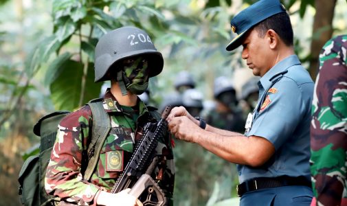 Rektor Unhan RI Pimpin Upacara Pembukaan Cadet On Military Basic Training (COMBAT) Batch-2