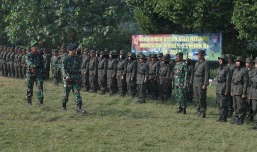 Unhan RI Laksanakan Upacara Penutupan Pendidikan Dasar Bela Negara Mahasiswa S-2 Unhan RI TA. 2023