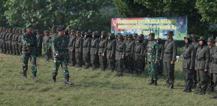 Unhan RI Laksanakan Upacara Penutupan Pendidikan Dasar Bela Negara Mahasiswa S-2 Unhan RI TA. 2023